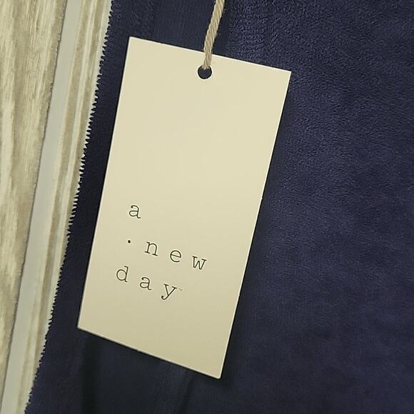 A New Day Navy Blue Sleeveless Terry Tank Dress Swimsuit Coverup Womens 2X NWT - Picture 9 of 12